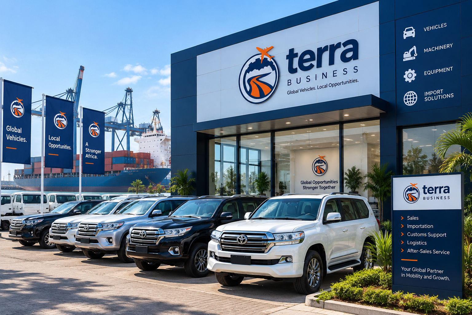 Terra Business - importation de véhicules et de machines